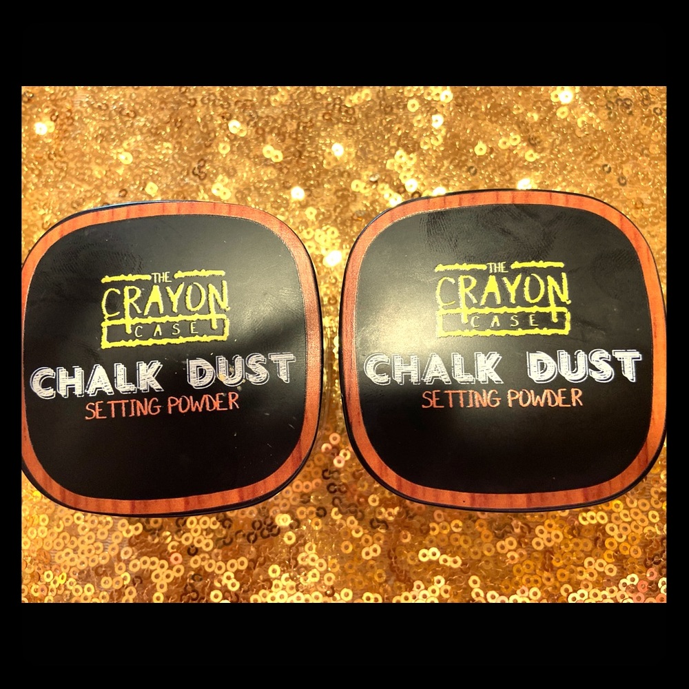 Crayon Case Chalk Dust Setting Powder